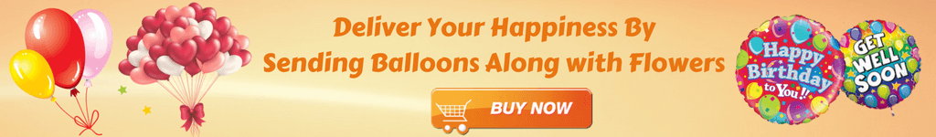 Send balloons with Flowers